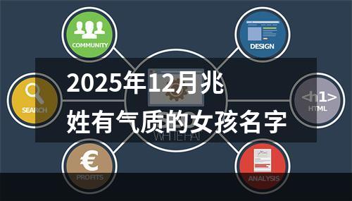 2025年12月兆姓有气质的女孩名字
