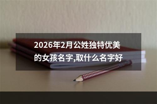 2026年2月公姓独特优美的女孩名字,取什么名字好