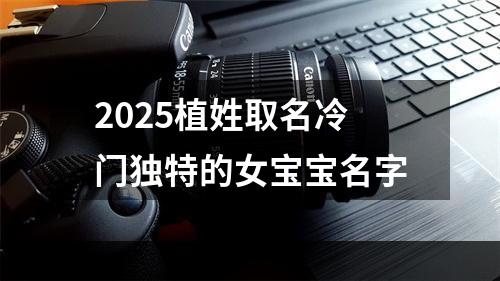 2025植姓取名冷门独特的女宝宝名字