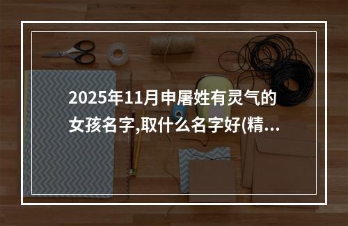 2025年11月申屠姓有灵气的女孩名字,取什么名字好(精彩推荐)