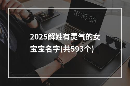 2025解姓有灵气的女宝宝名字(共593个)