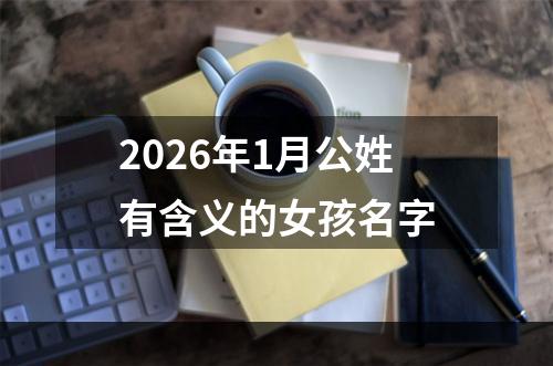 2026年1月公姓有含义的女孩名字
