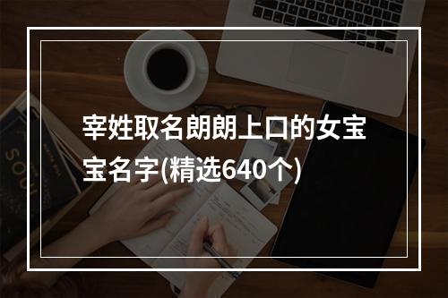 宰姓取名朗朗上口的女宝宝名字(精选640个)