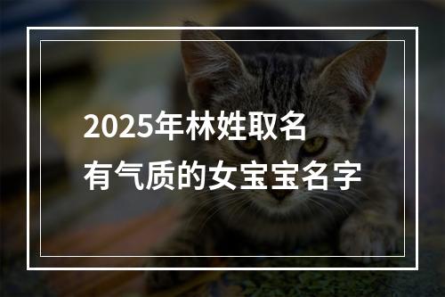 2025年林姓取名有气质的女宝宝名字