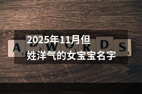 2025年11月但姓洋气的女宝宝名字