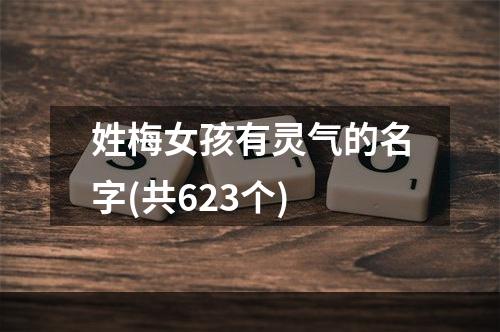 姓梅女孩有灵气的名字(共623个)