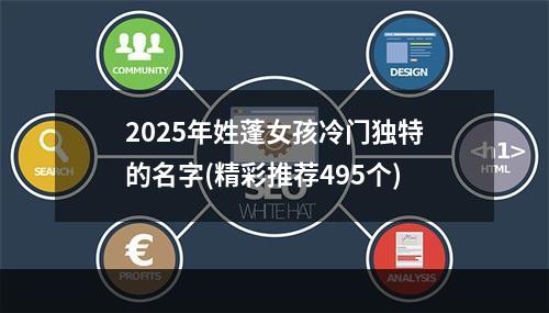 2025年姓蓬女孩冷门独特的名字(精彩推荐495个)