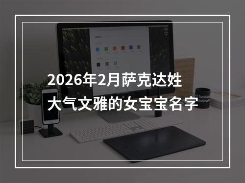 2026年2月萨克达姓大气文雅的女宝宝名字