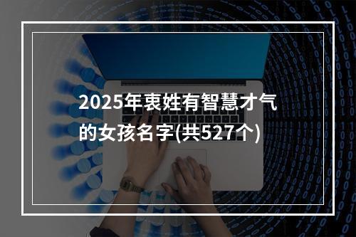 2025年衷姓有智慧才气的女孩名字(共527个)