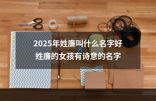 2025年姓廉叫什么名字好 姓廉的女孩有诗意的名字