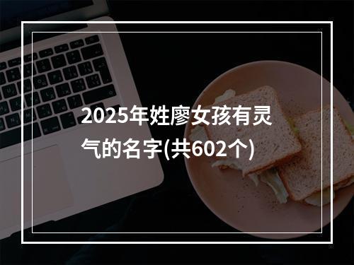 2025年姓廖女孩有灵气的名字(共602个)