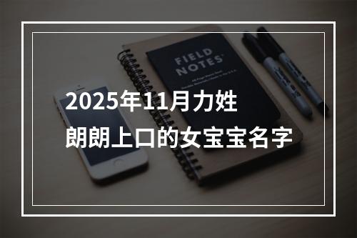 2025年11月力姓朗朗上口的女宝宝名字