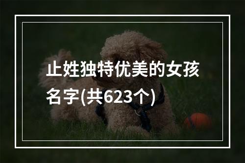 止姓独特优美的女孩名字(共623个)