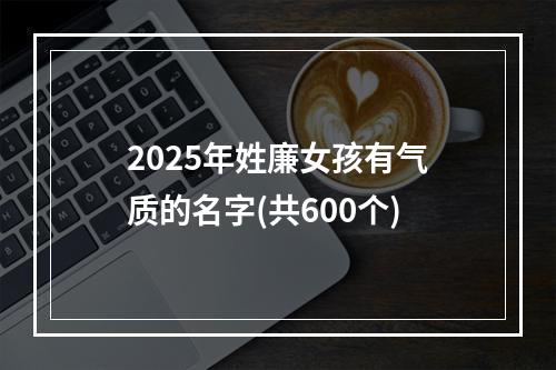 2025年姓廉女孩有气质的名字(共600个)