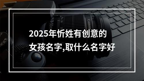 2025年忻姓有创意的女孩名字,取什么名字好