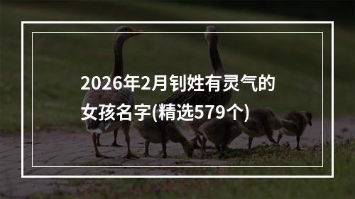 2026年2月钊姓有灵气的女孩名字(精选579个)