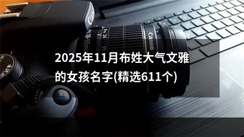 2025年11月布姓大气文雅的女孩名字(精选611个)