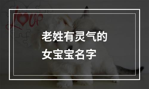 老姓有灵气的女宝宝名字