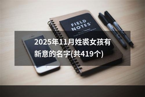 2025年11月姓裘女孩有新意的名字(共419个)