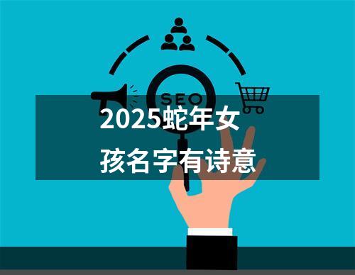 2025蛇年女孩名字有诗意
