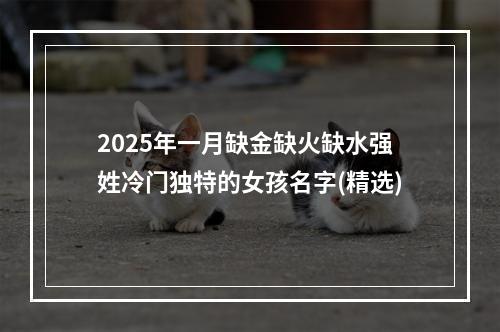2025年一月缺金缺火缺水强姓冷门独特的女孩名字(精选)