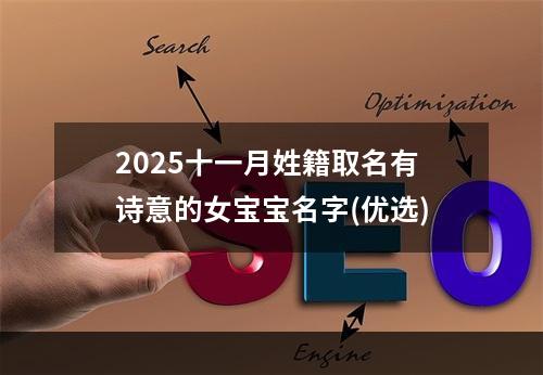 2025十一月姓籍取名有诗意的女宝宝名字(优选)