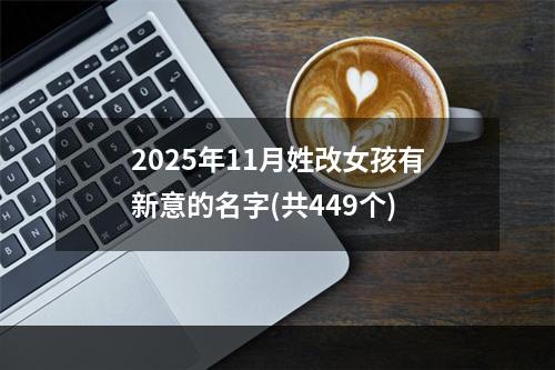 2025年11月姓改女孩有新意的名字(共449个)