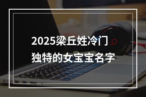 2025梁丘姓冷门独特的女宝宝名字