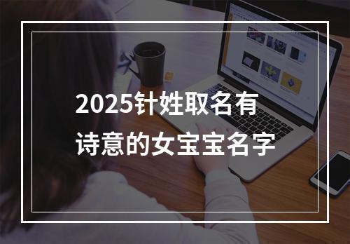 2025针姓取名有诗意的女宝宝名字