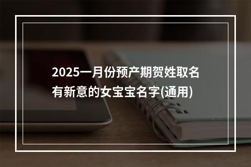 2025一月份预产期贺姓取名有新意的女宝宝名字(通用)
