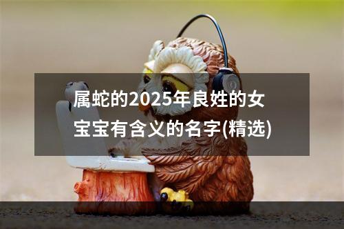 属蛇的2025年良姓的女宝宝有含义的名字(精选)