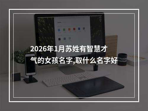 2026年1月苏姓有智慧才气的女孩名字,取什么名字好