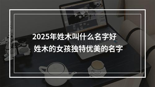 2025年姓木叫什么名字好 姓木的女孩独特优美的名字