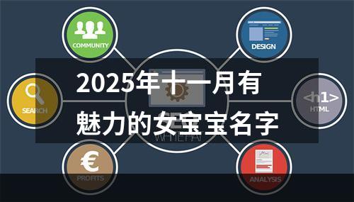 2025年十一月有魅力的女宝宝名字