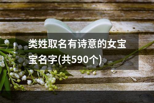 类姓取名有诗意的女宝宝名字(共590个)