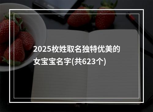 2025枚姓取名独特优美的女宝宝名字(共623个)