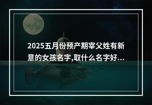 2025五月份预产期宰父姓有新意的女孩名字,取什么名字好(简单)