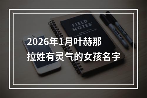 2026年1月叶赫那拉姓有灵气的女孩名字