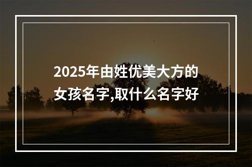 2025年由姓优美大方的女孩名字,取什么名字好
