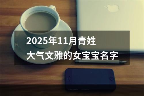 2025年11月青姓大气文雅的女宝宝名字