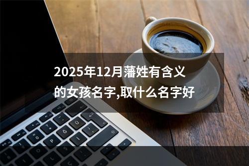 2025年12月藩姓有含义的女孩名字,取什么名字好