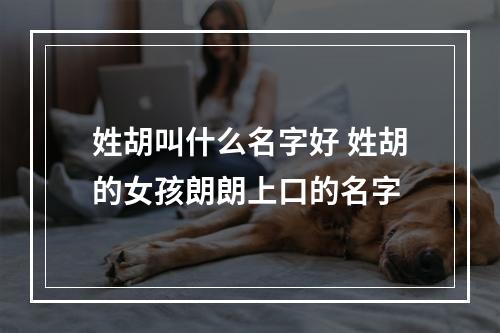 姓胡叫什么名字好 姓胡的女孩朗朗上口的名字