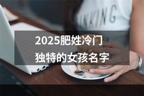 2025肥姓冷门独特的女孩名字