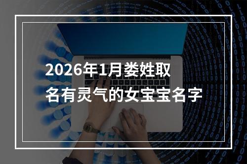 2026年1月娄姓取名有灵气的女宝宝名字