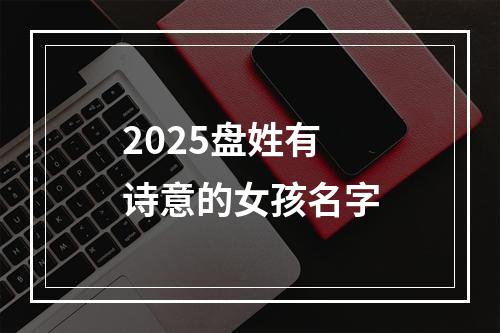 2025盘姓有诗意的女孩名字
