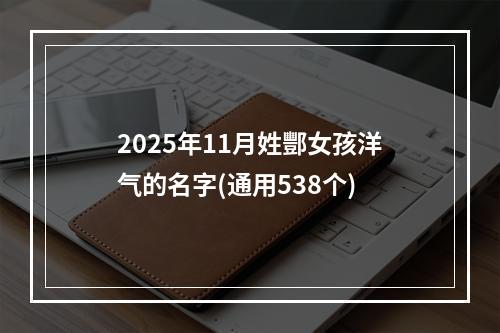 2025年11月姓酆女孩洋气的名字(通用538个)