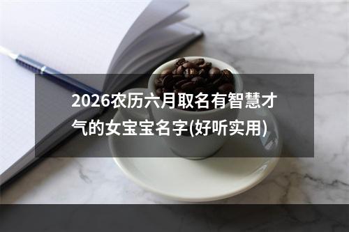 2026农历六月取名有智慧才气的女宝宝名字(好听实用)