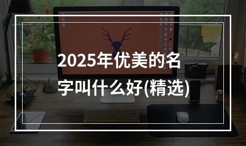 2025年优美的名字叫什么好(精选)