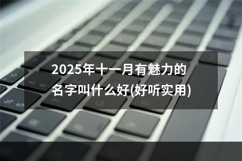 2025年十一月有魅力的名字叫什么好(好听实用)