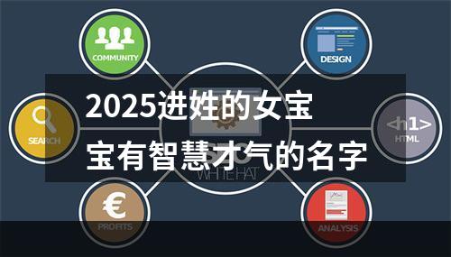2025进姓的女宝宝有智慧才气的名字